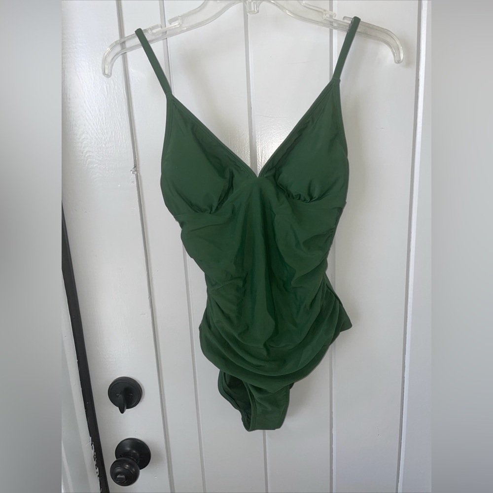 green one piece swimsuit Size S Cupshe
